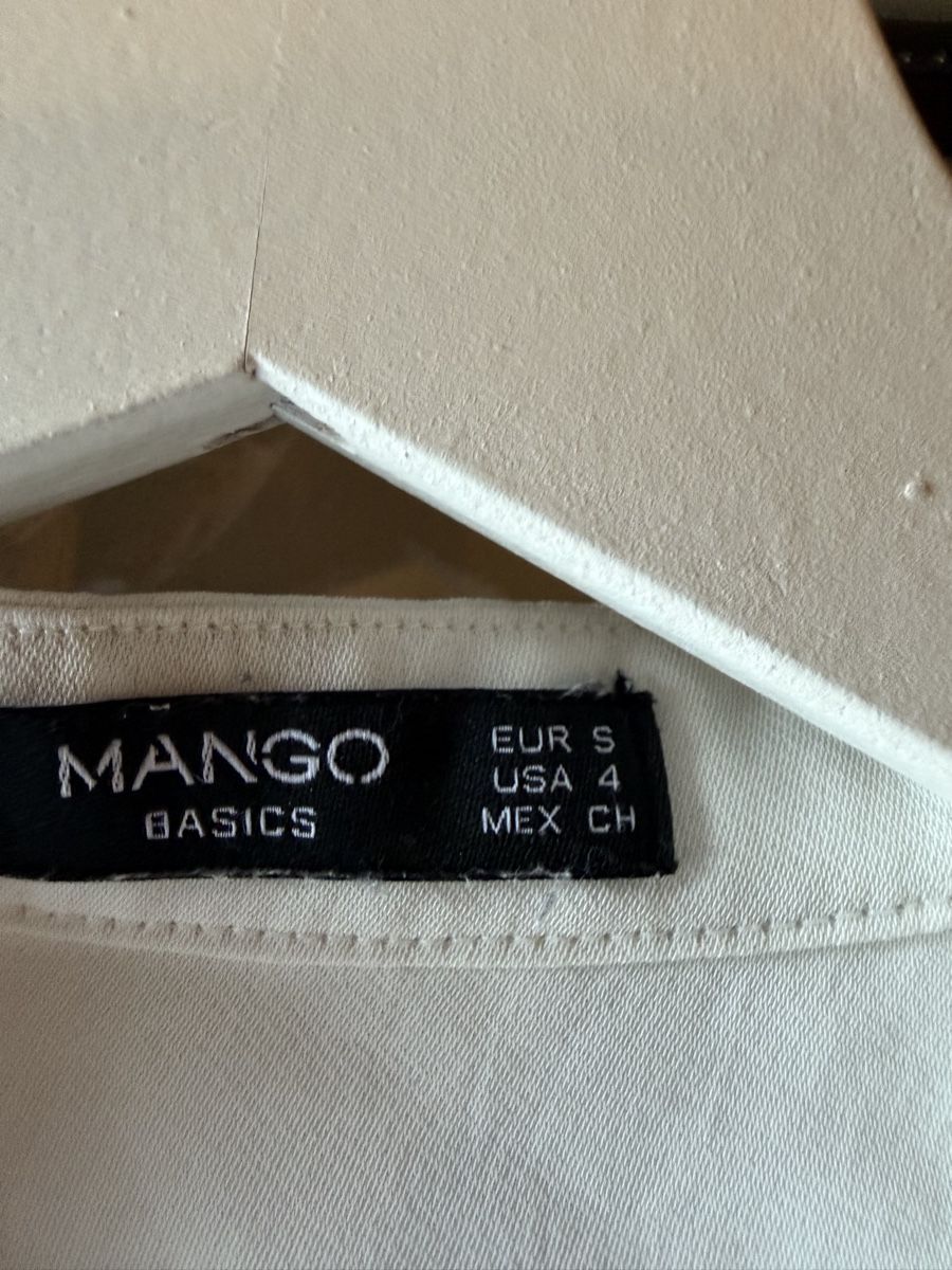 Mango Chemisiers: Mango Basics Bluse weiss – D'occasion à Zürich par BettinaMarie2308 3