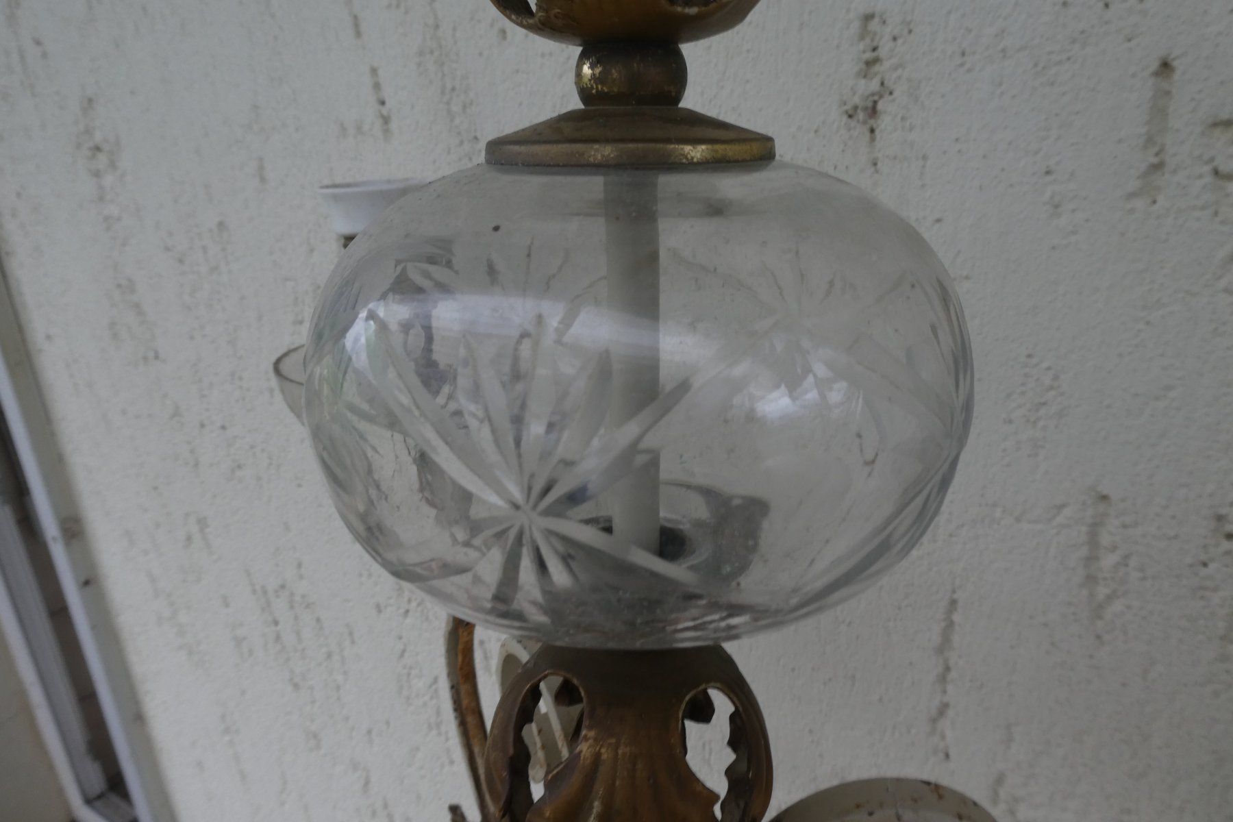 Lampadari & plafoniere: lustre en fer forger ancien – Usato da Fontaines NE venduto da monloisir 3