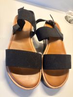 Plateau Sandalen schwarz Grösse 36 gebrauchter Zustand