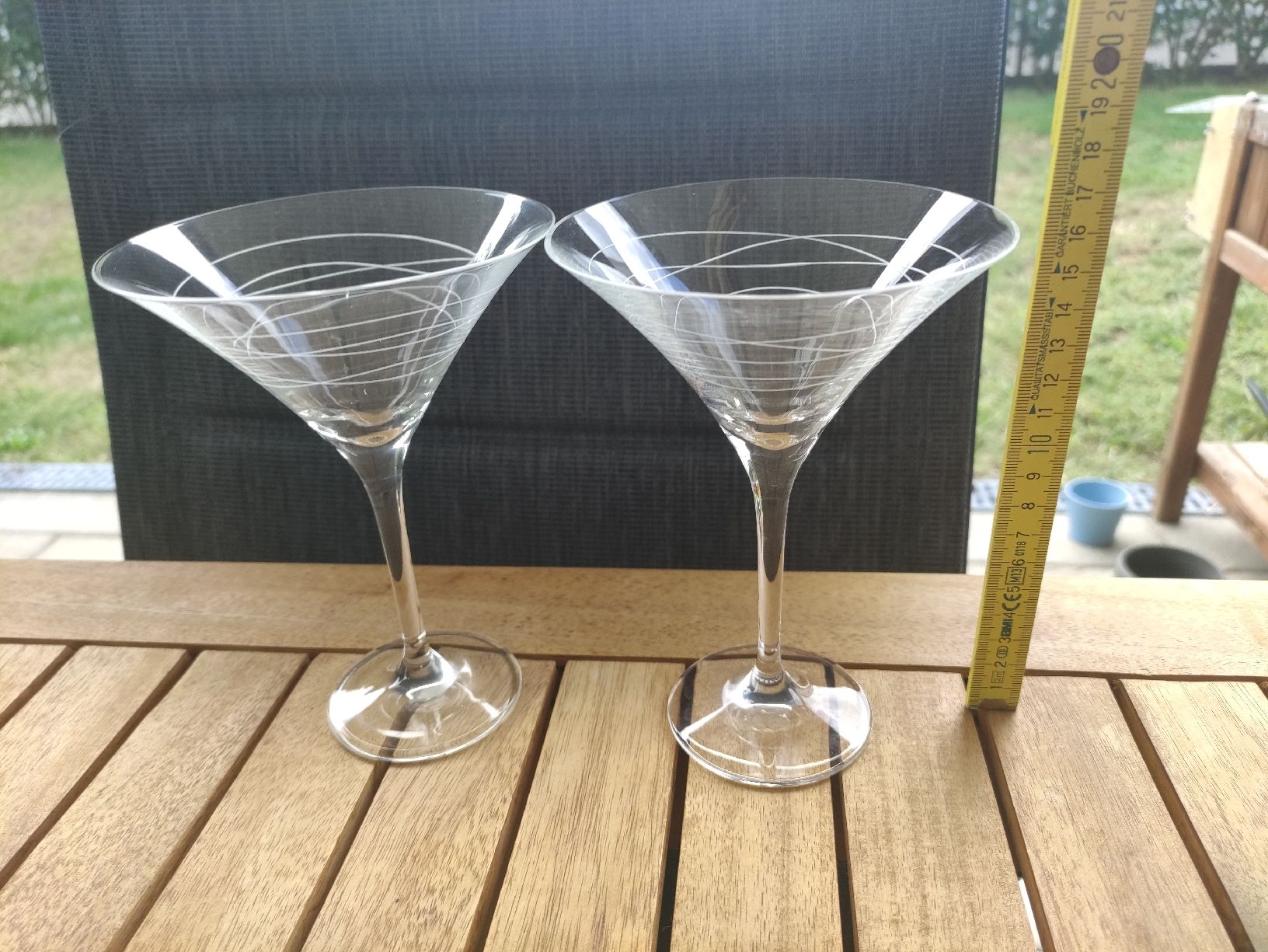 Gläser: 2 Cocktailgläser – Gebraucht aus Siebnen von Valora23