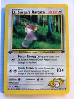 Lt. Surge's Rattata 1st Gym Challenge - MINT - ab 1.-
