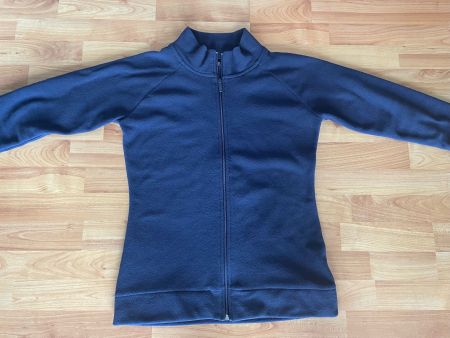 Faserpelz Jacke, dunkelblau, Grösse S