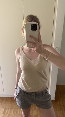 Damen Top beige Grösse S guter Zustand