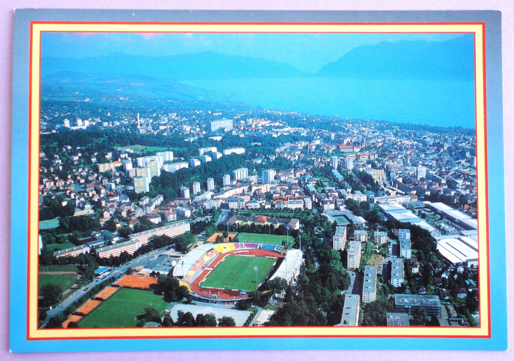 Cartoline postali: Lausanne, le stade olympique – Usato da Fétigny venduto da Billy2miny