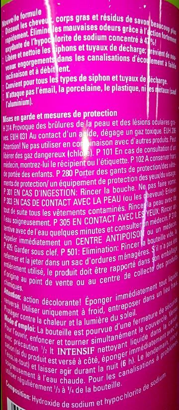 Sonstige Reinigungsgeräte: Rohrreiniger INTENSIF extra stark 1Liter – Neu und originalverpackt aus Wettingen von Swala 3