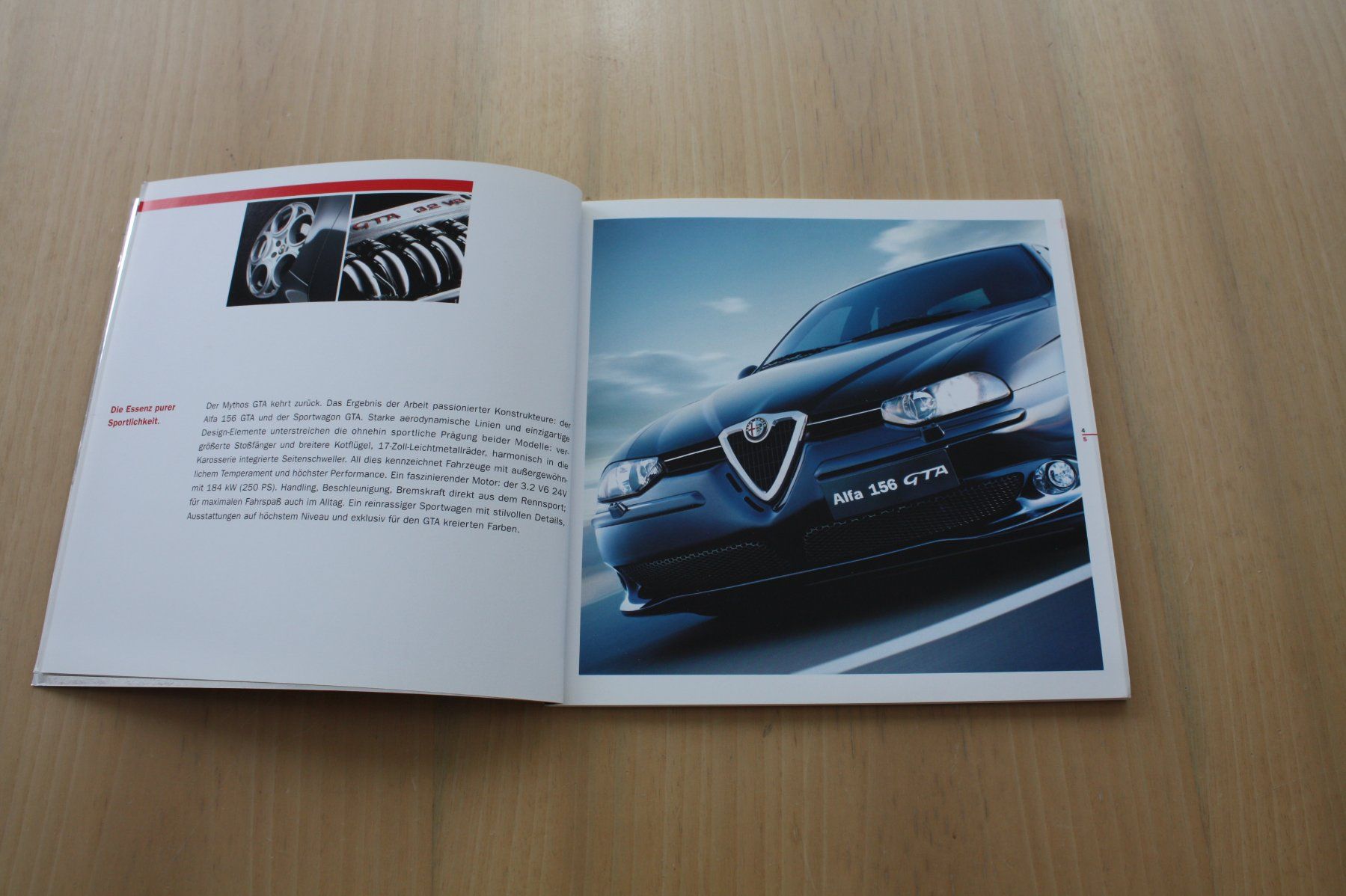 Alfa Romeo Documenti: Alfa Romeo 156 GTA Prospekt 2/2002 – Usato da Wikon venduto da erwin400 3