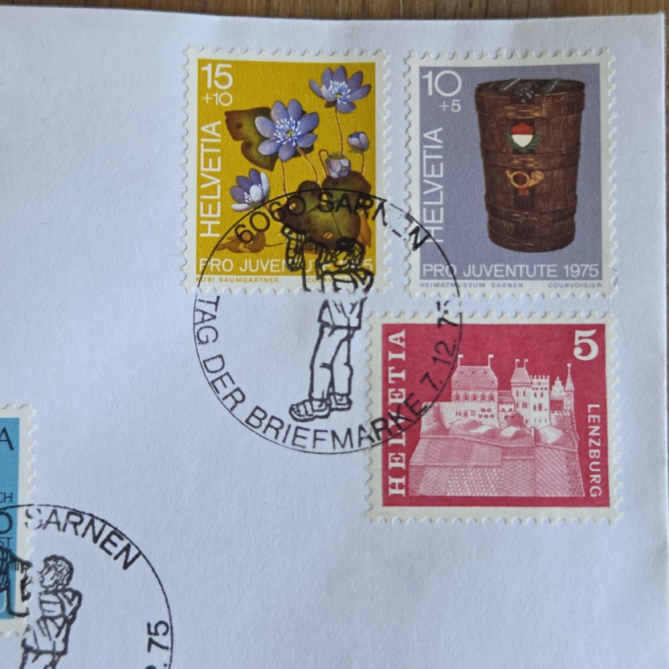 Tous les timbres: 2 Tolle Briefcouvert Sarnen 1975 – D'occasion à Stans par Ducati16 2