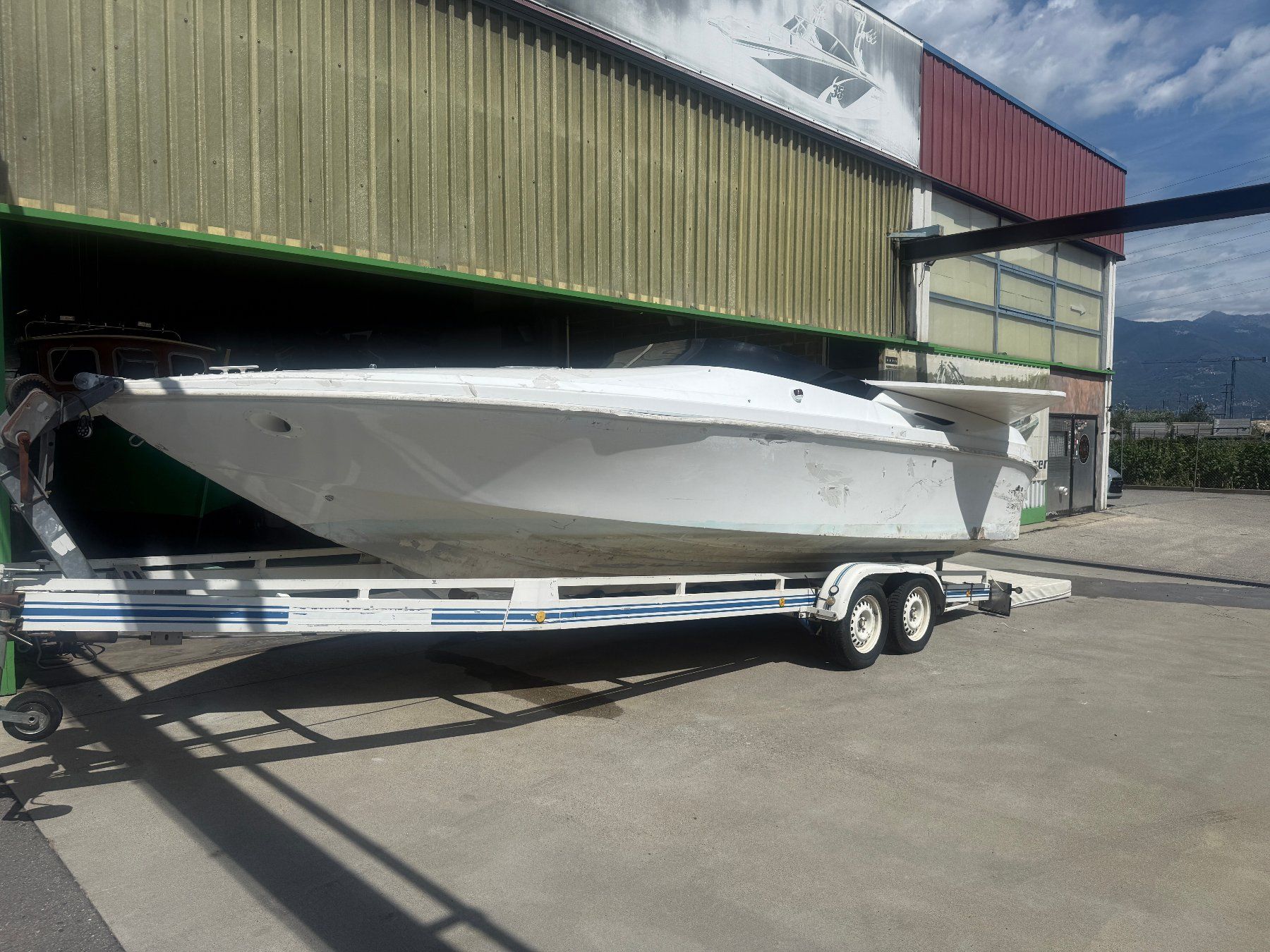 Tullio Abbate Barche: Geschadet Boot – Usato da Quartino venduto da 5franc 1