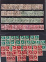 CH Briefmarken-Steckkarten, bunt gemischt