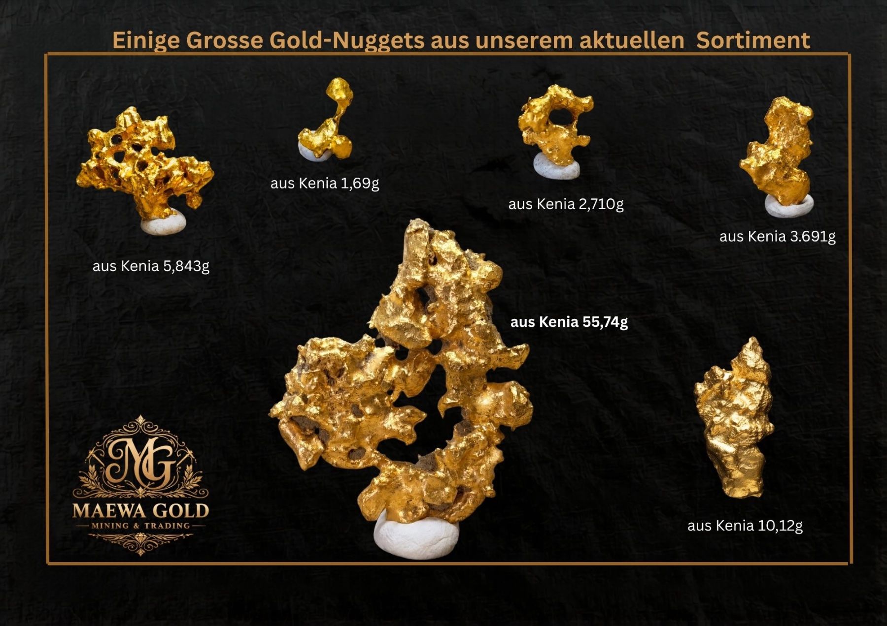 Métaux précieux: Schweizer Gold Nugget – Neuf (Voir description) à Wohlen AG par Maewa-Gold 2