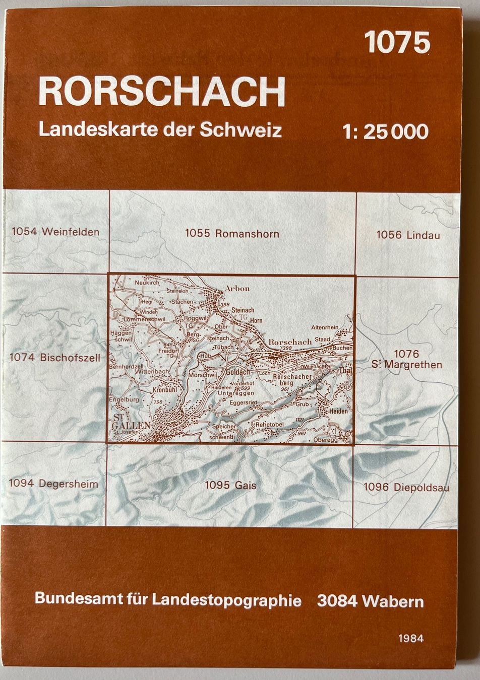 Cartine & Atlanti: Rorschach, Bregenz, Arbon, Bodensee, St. Margrethen, etc – Nuovo (secondo la descrizione) da Muttenz venduto da Golden_Times