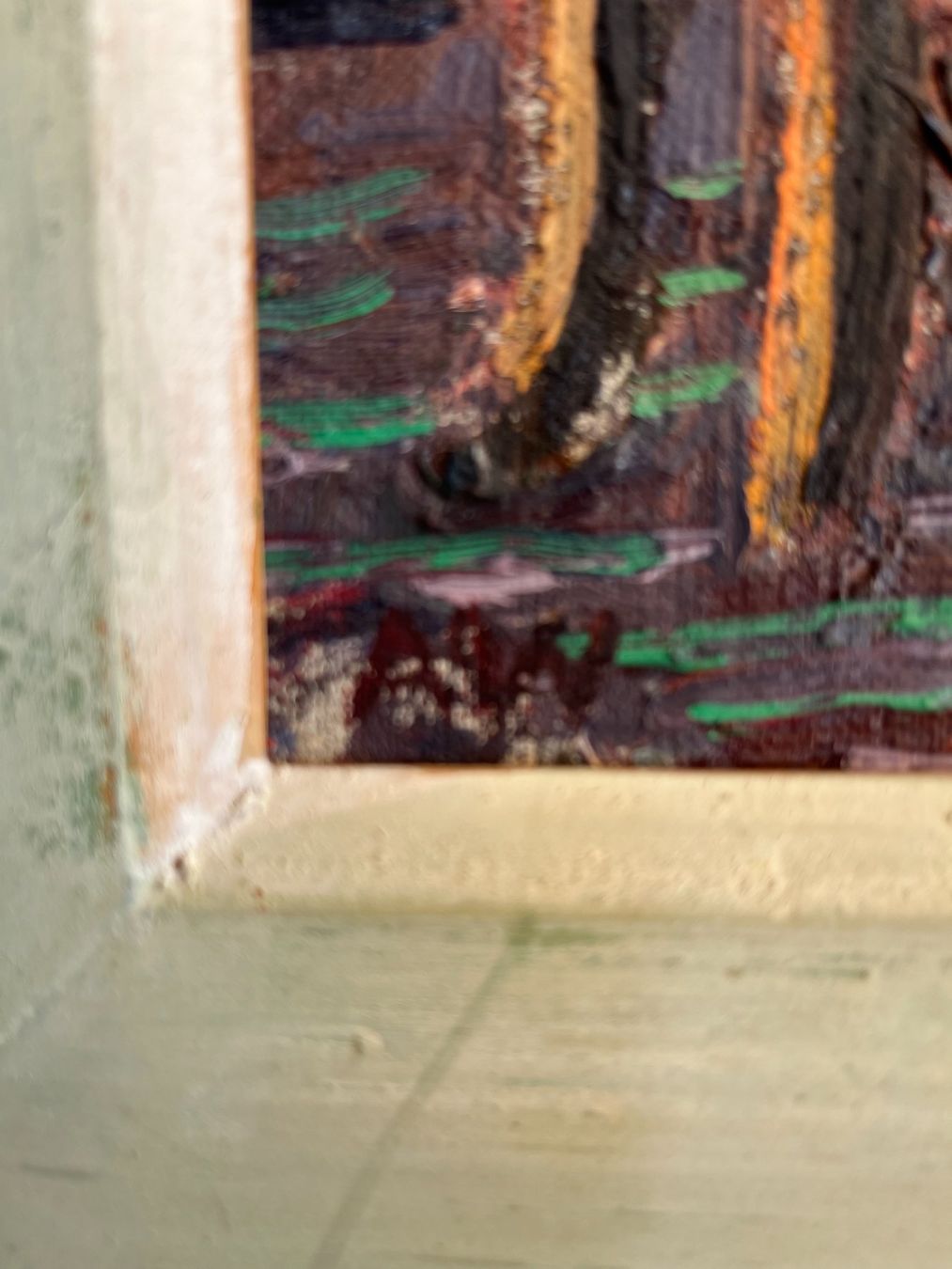 Dipinti: Adolf Weber  / Frau am Fenster – Usato da Aarau Rohr venduto da Hohenstaufen1208 2