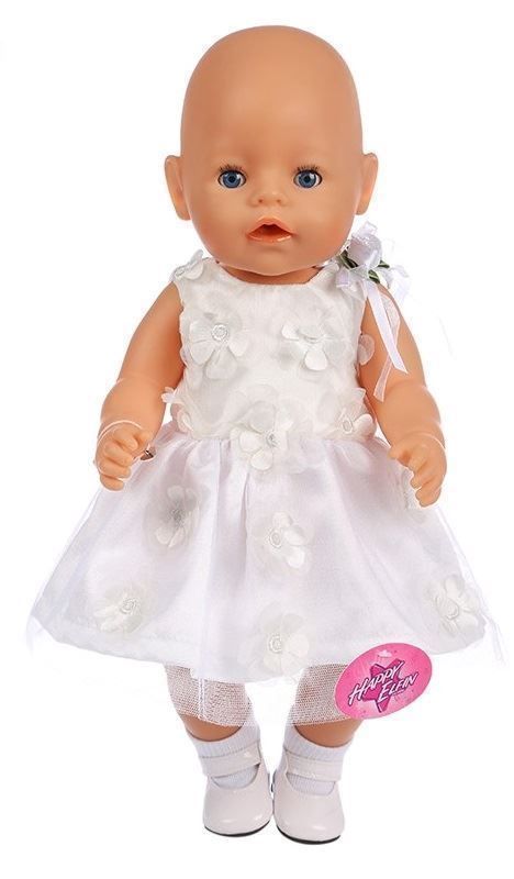 Bambole: Robe blanche poupée 43-45cm – Nuovo e nell'imballaggio originale da St-Imier venduto da goodber
