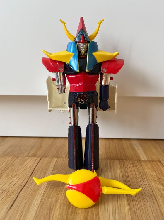 3 SHOGUN DRAGUN MAZINGER RAIDER / POPY BANDAI / DIE CAST 12 cm / LOOSE EUR 150,00 - FR