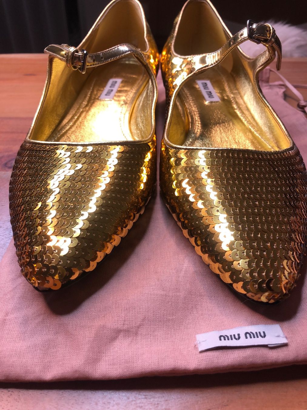 Miu Miu Scarpe da donna: MiuMiu Pailletenschuhe NEU – Nuovo e nell'imballaggio originale da St. Moritz venduto da Capricorn88 1
