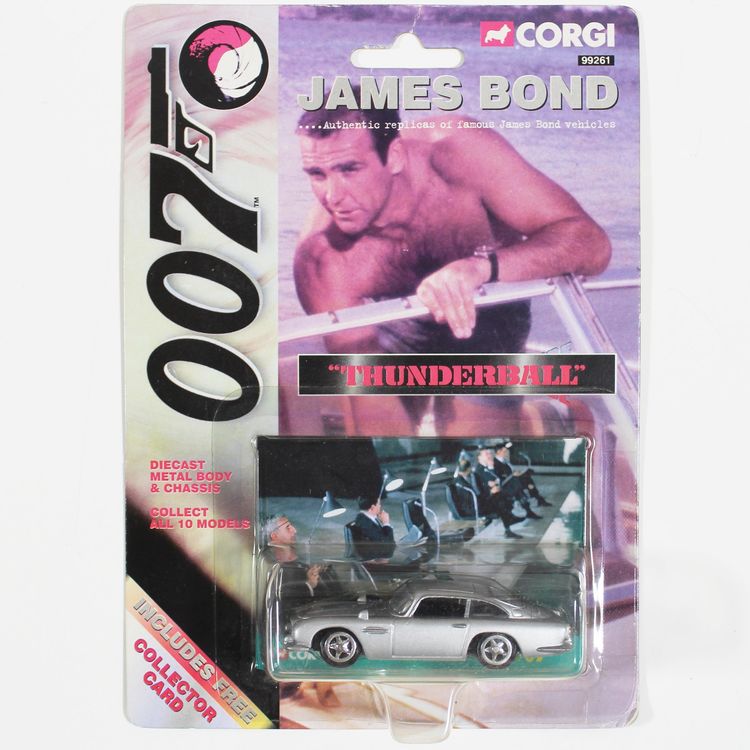 VOITURE CORGI TOYS JAMES BOND 007 GOLDFINGER - ASTON MARTIN DB5 (7x2,5cm) - Games and toys