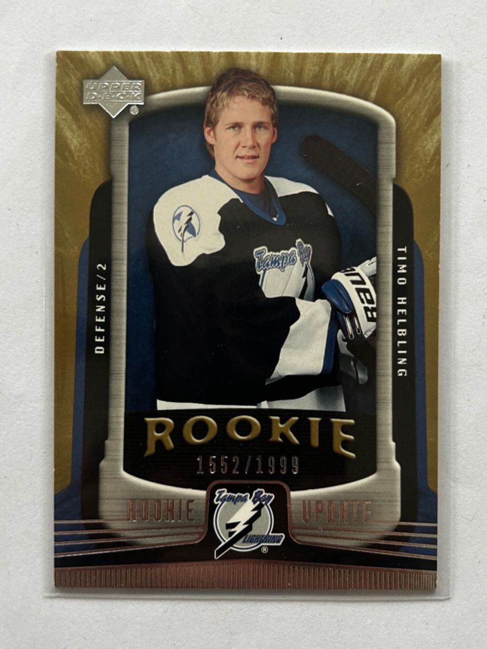 NHL Carte collezionabili: Upper Deck NHL Timo Helbling Rookie nummeriert – Usato da Oberwil-Lieli venduto da Mhd