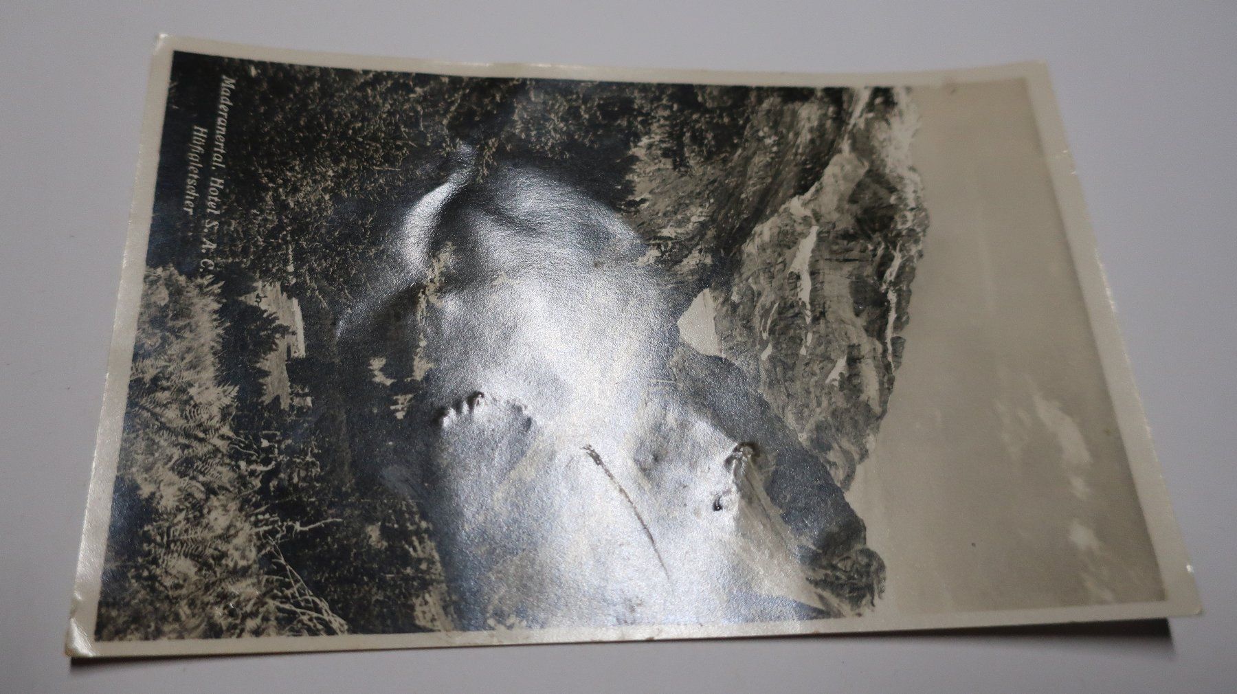 Cartoline postali: Maderanertal Hotel S.A.C. Hüfigletscher – Difettoso da Cormoret venduto da Pascalll2001 1