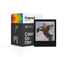 Polaroid Color Film Go Black Frame Duo, 2x8 Blatt