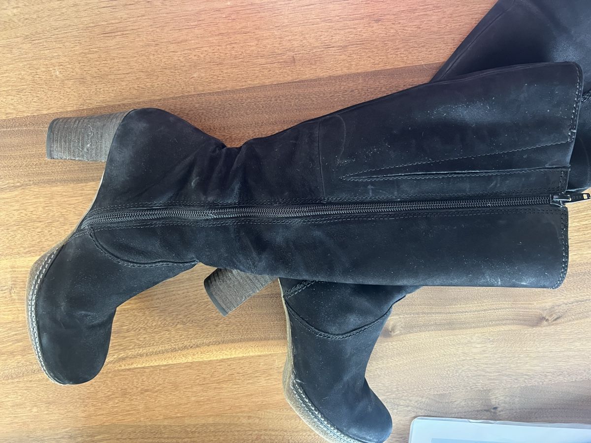 Gabor Scarpe da donna: Bottes Gabor en daim noir, taille 37 – Nuovo (secondo la descrizione) da Servion venduto da sap_w8wg 2