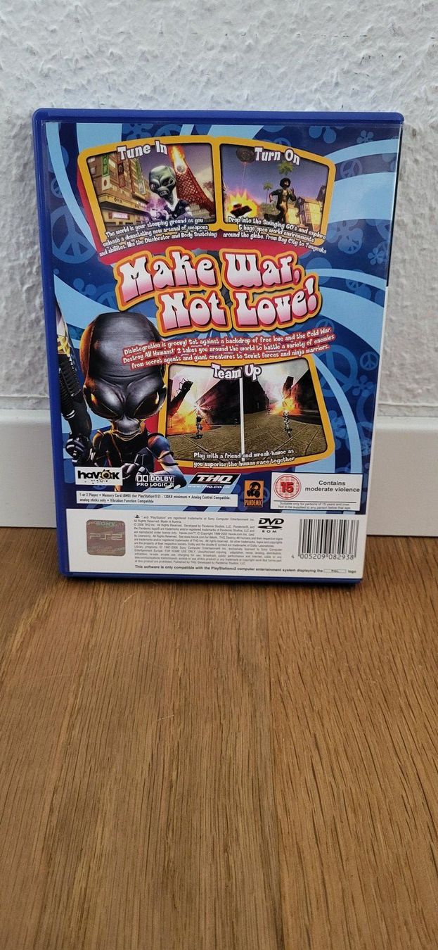Sony Giochi: PS 2 - Destroy All Humans! 2 – Usato da Münsingen venduto da DigitaleSpielecke 1
