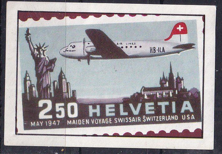 Alle Briefmarken: Fliegende Briefmarken, Serie 13, No 8** – Gebraucht aus Samnaun-Compatsch von Muckimu