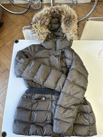 Moncler Daunenjacke mit Pelz Gr. 2
