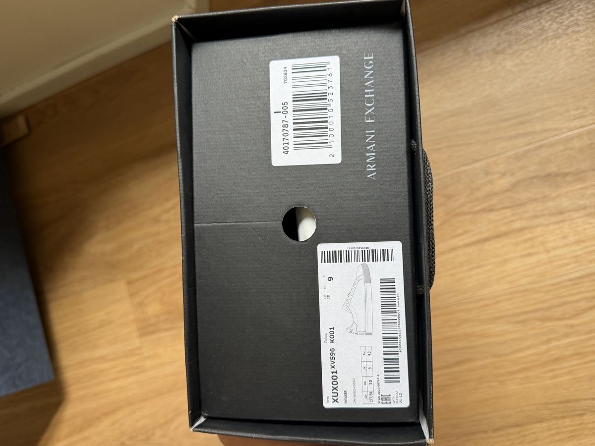 Armani Scarpe da uomo: Armani Exchange A|X Sneaker Schwarz Gr. 43 mit Originalbox – Nuovo e nell'imballaggio originale da Luzern venduto da pes_z8wz 5