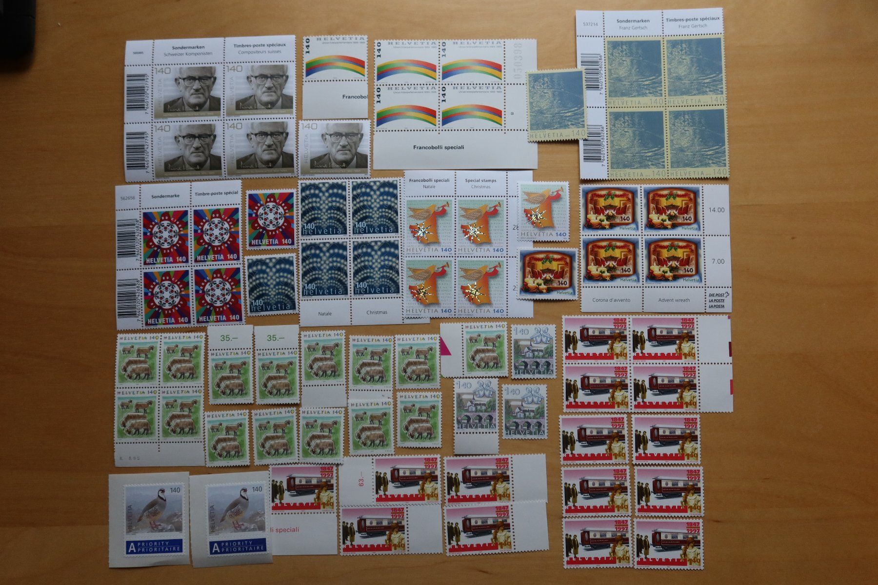Alle Briefmarken: Briefmarken 1.40 postfrisch mit Rabatt (LOT 231) – Neu (gemäss Beschreibung) aus Erlenbach ZH von milliway_42