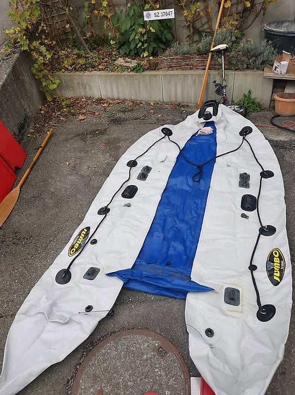 Zodiac Barche: JUMBO Zodiac Schlauchboot mit Segel – Usato da Zürich venduto da Ml80 4