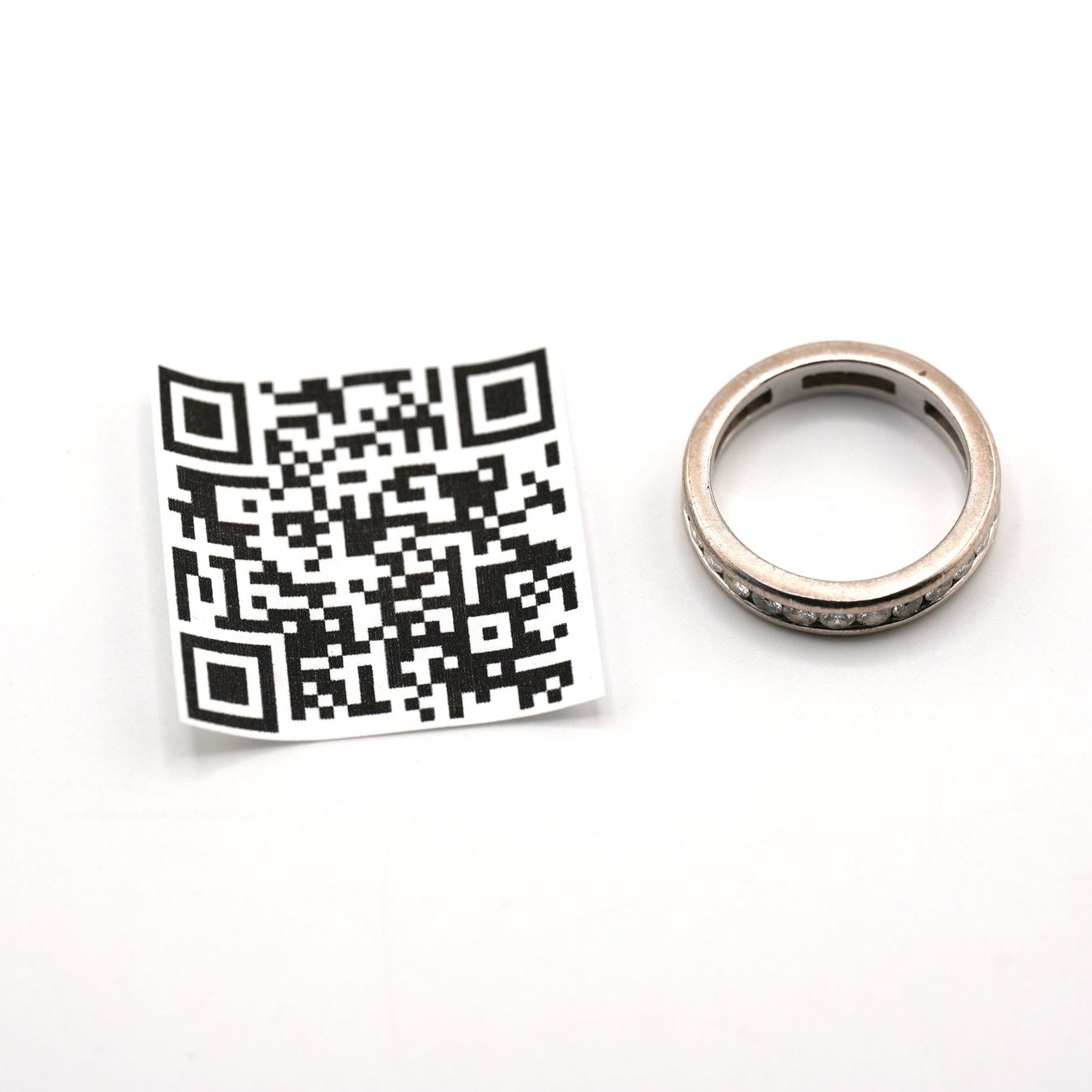 Anelli: Weissgoldring mit Diamanten – Usato da Basel venduto da Vip24 4