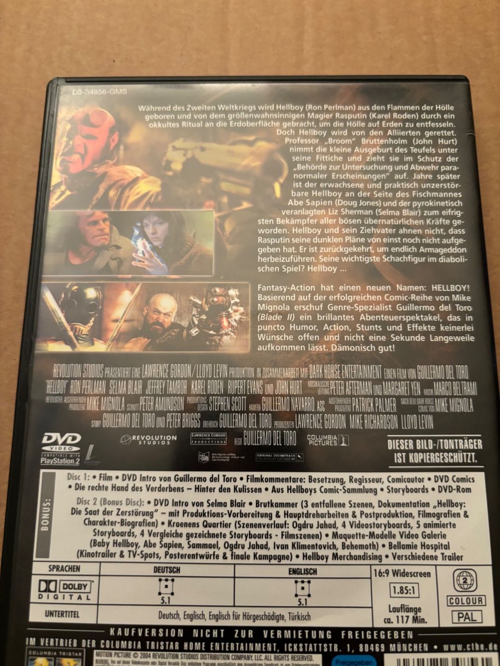 Tutti i DVDs: Hellboy aus Sammlung Action Fantasy Special Edition – Usato da Pfäffikon ZH venduto da Emporos_42 1