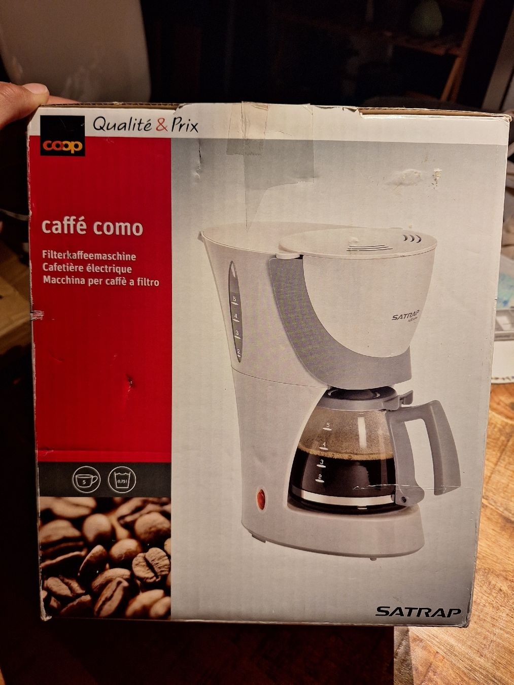 Machines à café & Machines à expresso: Filterkaffeemaschine Satrap Caffè Como – D'occasion à Gretzenbach par Chillkrot