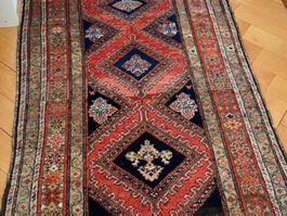 Eleganter langer antiker Perser Maleyer Läufer 426×104cm