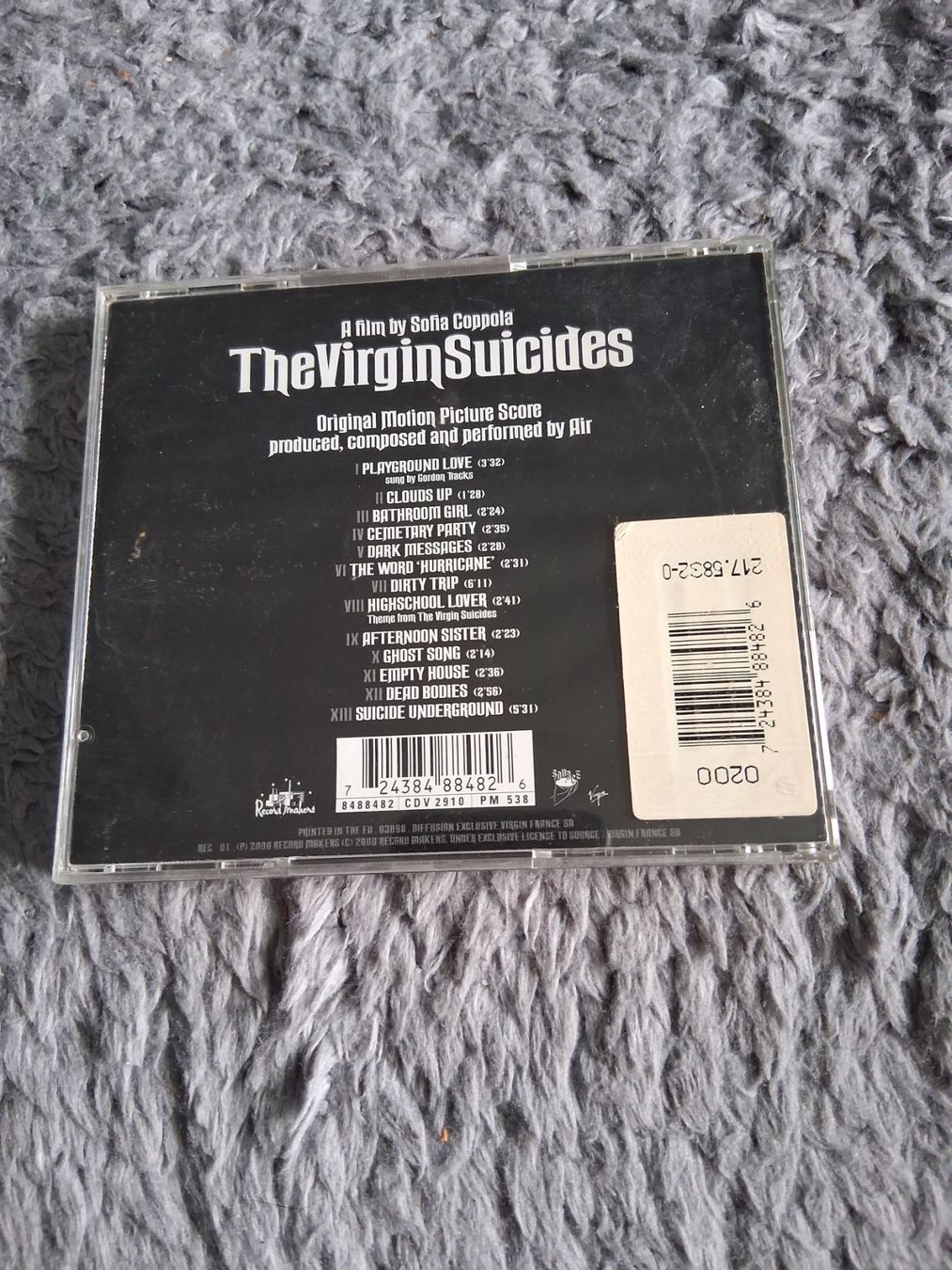 CD: AIR    THE VIRGIN SUICIDES      CD – Usato da Wetzikon ZH venduto da Ramones01 1