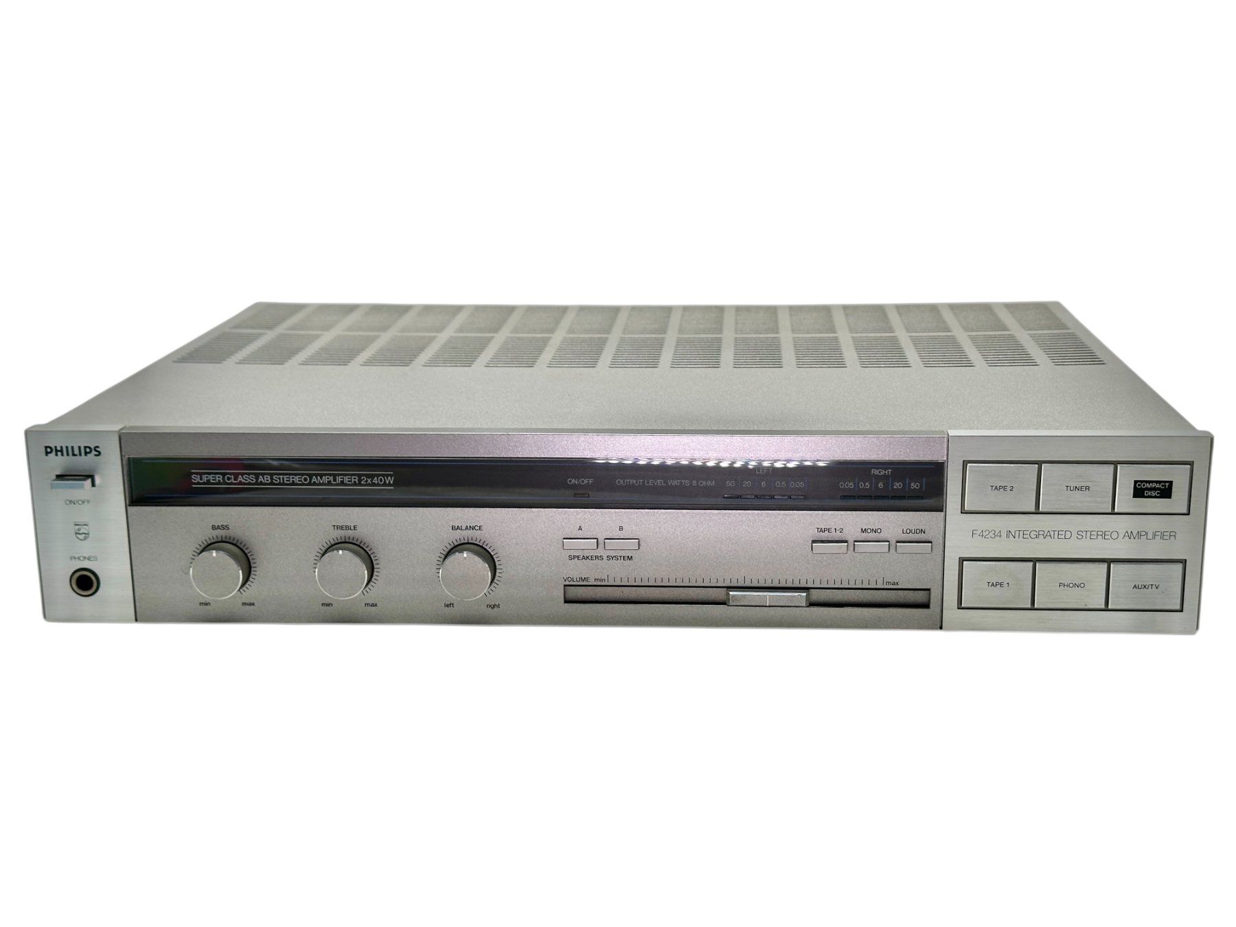 Ampli Stéréo Intégré Philips 305 - Occasion Bon état - Vintage