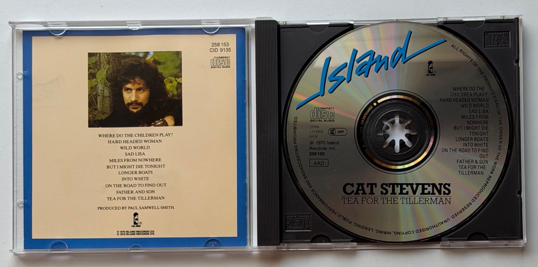 CD: Cat Stevens / Tea For The Tillerman – Usato da Näfels venduto da Musicland 2
