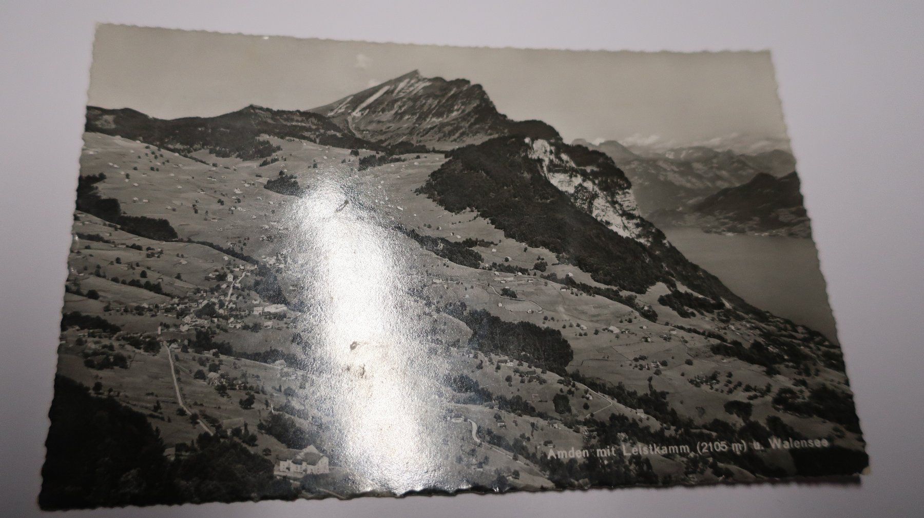 Cartes postales: Amden mit Leistkamm u. Wallensee 1977 – D'occasion à Cormoret par Pascalll2001 1
