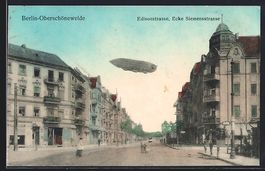 Berlin-Oberschöneweide, Zeppelin über 