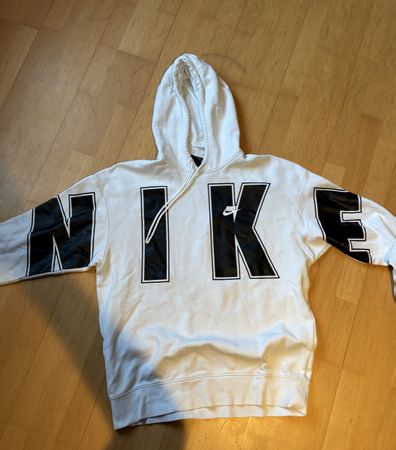 Nike Pullover Hoodie Weiss Schwarz Grösse M gebraucht 