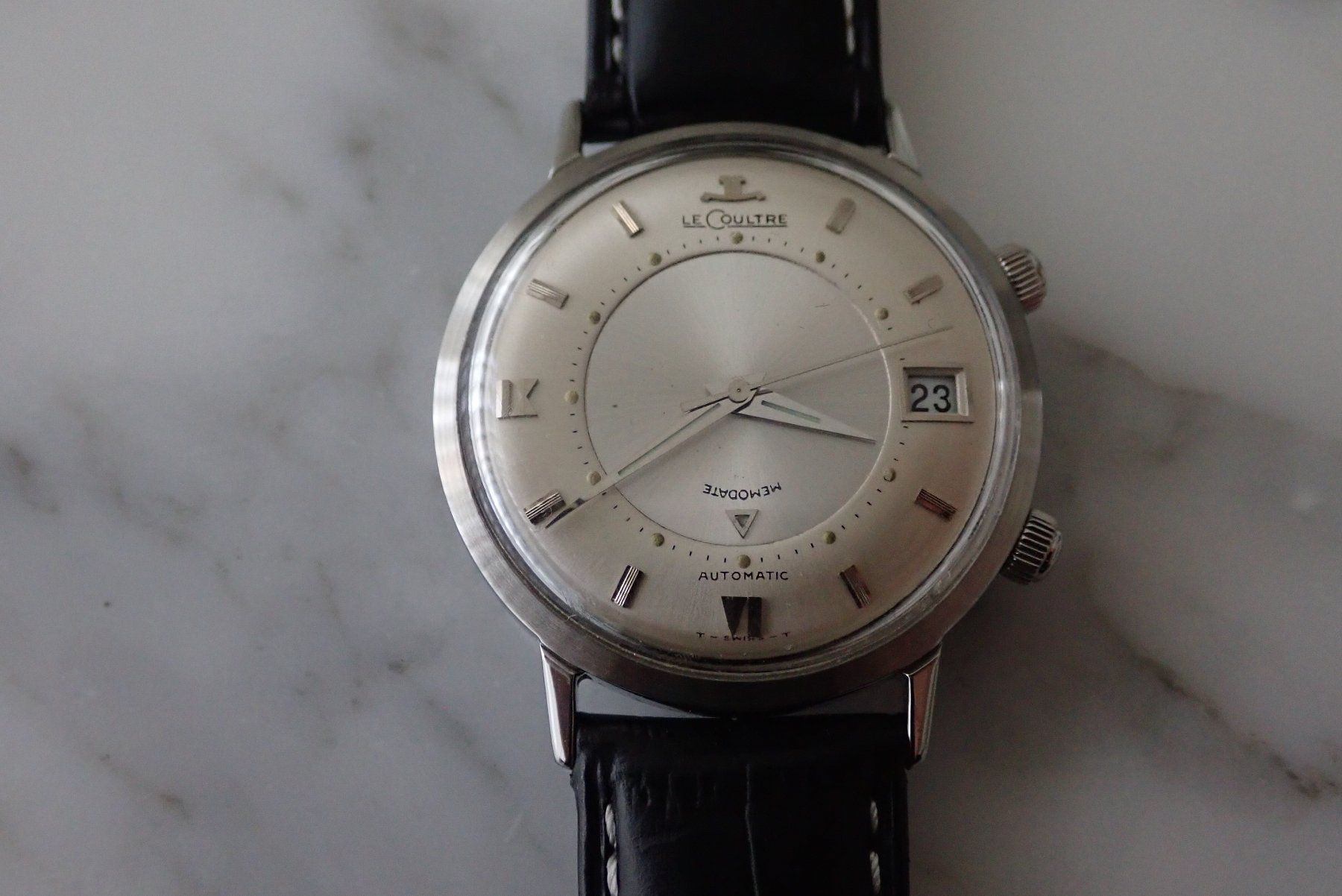 Jaeger-Lecoultre Montres: WINTAGE!! LE COTRE MEMODATE HAMMERAUTOMATIC – D'occasion à Wohlen AG par kingwatcheshere 8