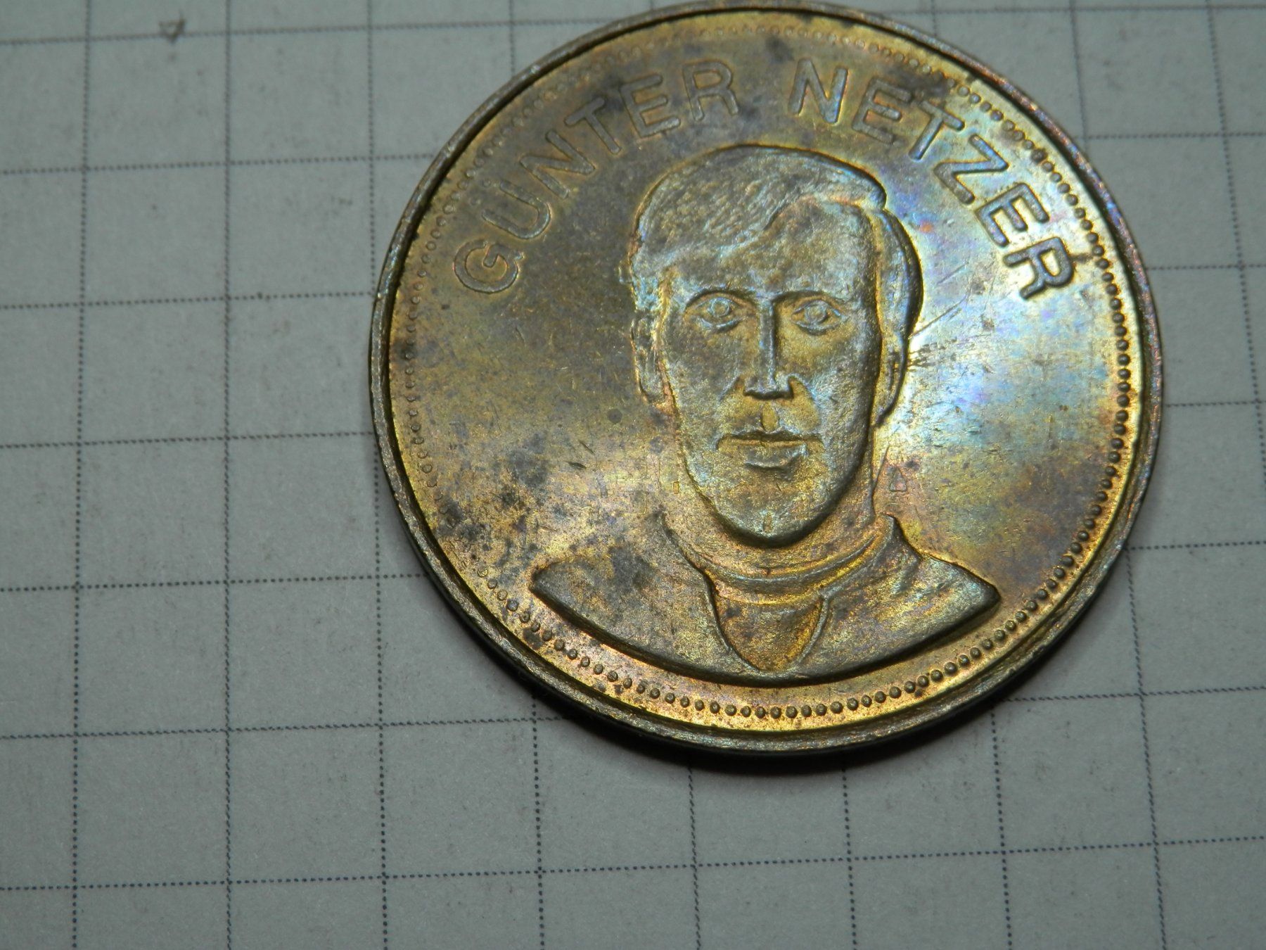 Médailles: Medaille Shell Günter Netzer Traumelf 1969 – D'occasion à Weiach par weiach81 1