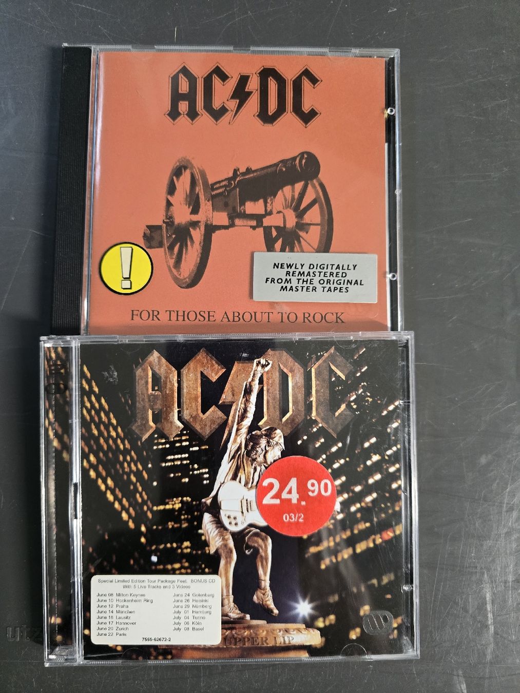 CDs: AC/DC - For Those About To Rock & Live CD – Gebraucht aus Wohlenschwil von floko01