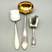 3 Teile Silberbesteck Jezler