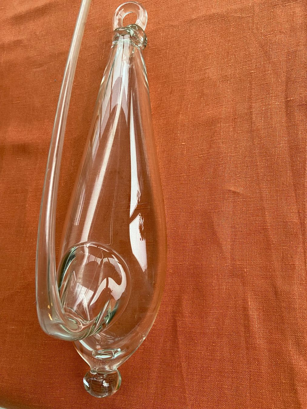 Altri elettrodomestici e apparecchi d’epoca: Vintage stilvoller Glasbarometer H: ca 39cm – Usato da Thalwil venduto da Sommerwende