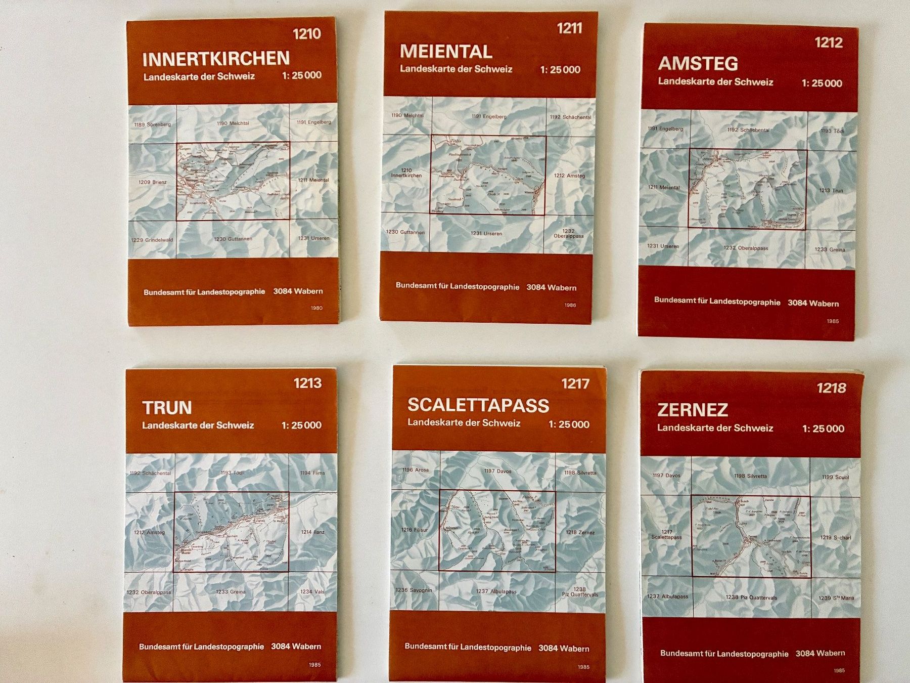 Cartine & Atlanti: Diverse Schweizer Karten – Usato da Ammerzwil BE venduto da Frama0 6