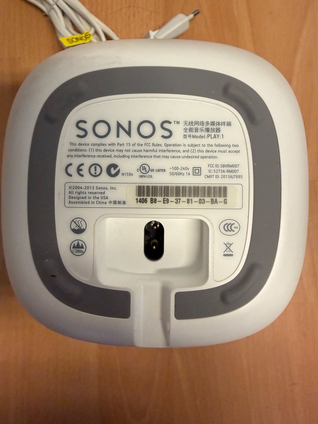 Sonos Lautsprecher: SONOS Play:1 – Gebraucht aus Wallisellen von yas_fy7j 1