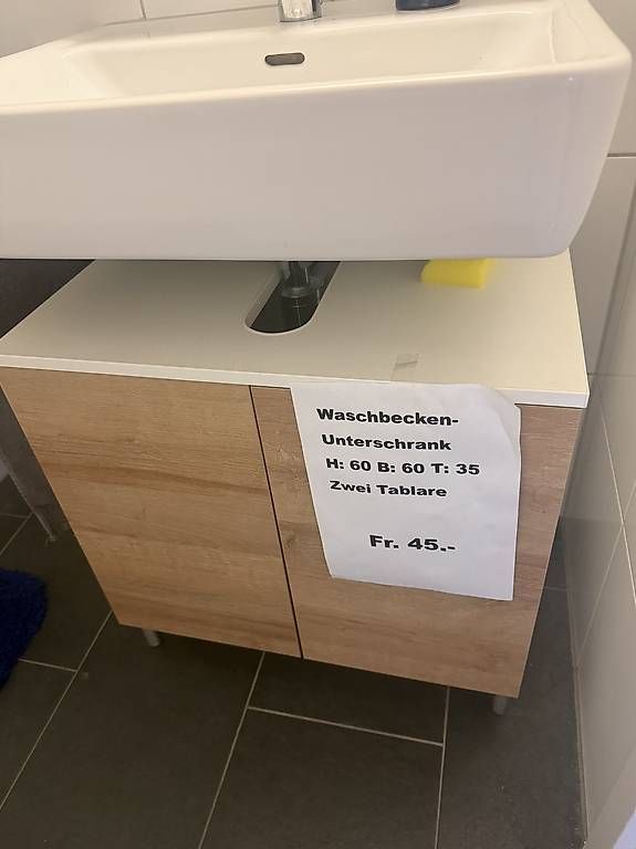 Installations & Meubles: Lavabo Unterschrank – D'occasion à St.Gallen par Didi1969
