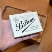 VINTAGE Sullana KARTONSCHACHTEL PACKUNG walti
