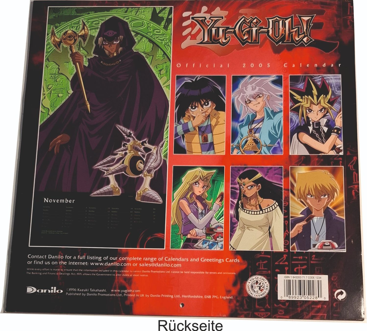 Calendari: Yu-Gi-Oh! Official Calendar 2005 – Usato da Leuggern venduto da elitocram 1